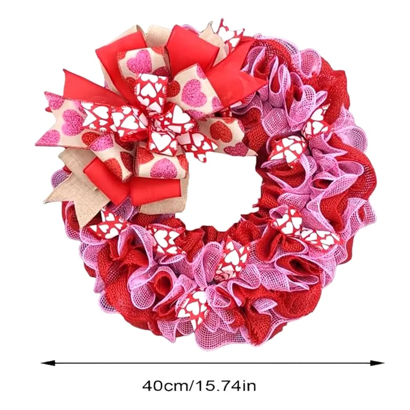 اكاليل الربيع الاصطناعية مع الأقواس إكليل الديكور لقضاء عطلة مهرجان حفلة 1 قطعة-B61B