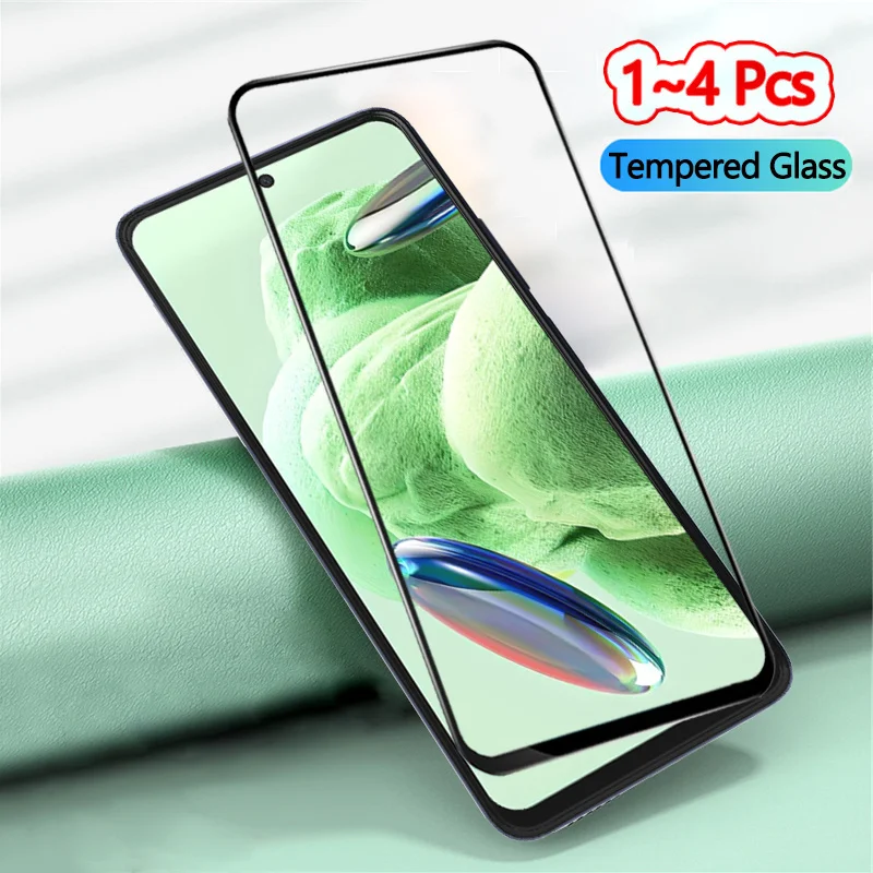 

1~4 Pcs Glass, Protective Glass for Redmi Note12 12Pro Plus 5G Screen Protector Note-12 Tempered Glass Film Xiaomi Note 12 Pro+