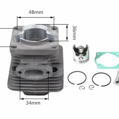 실린더 피스톤 키트 개스킷, MTD SMART BC 33 1E36F-5B 용 브러시 커터, 잔디 트리머, 36mm 