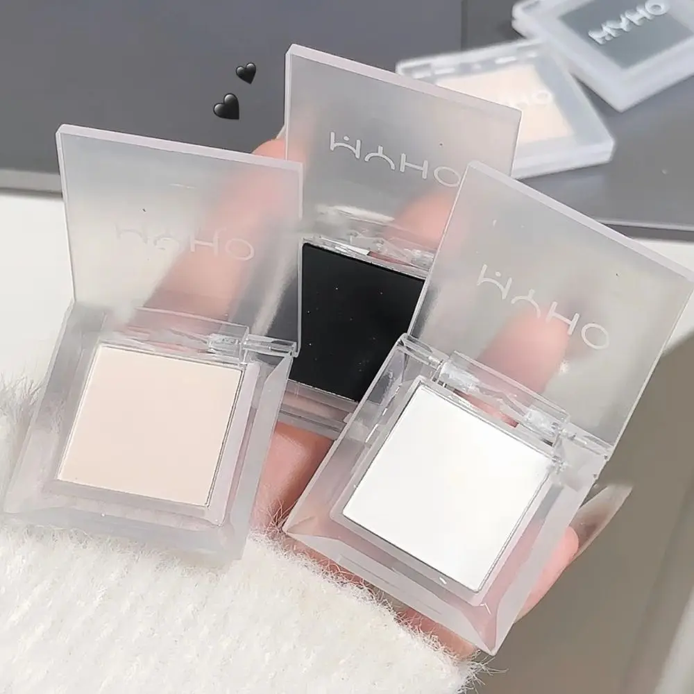 Waterproof Eyeshadow Palette Long-lasting Single-color Eyeshadow Powder Smoked Black Eyeshadol Natural Lying Silkworm Eyeshadow view 2