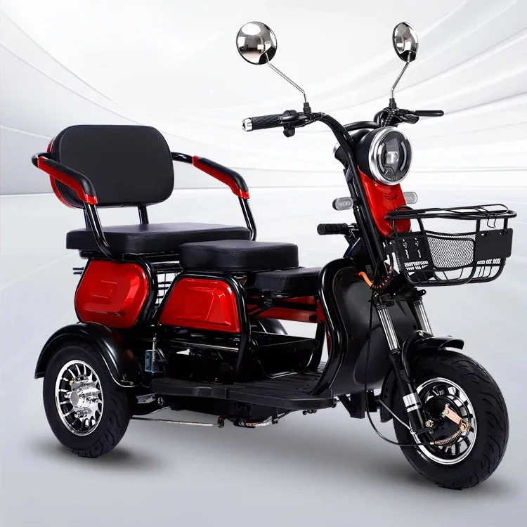 Factory Wholesale Customized Adult Electric Tricycle 3 Wheels Electric Passenger Tricycle