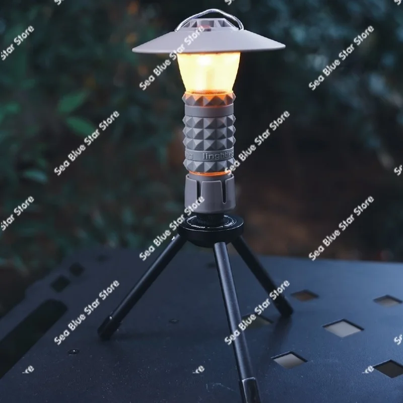 Camping light Outdoor long battery life tent  Camping light Ambient hanging type, flat replacement tower light