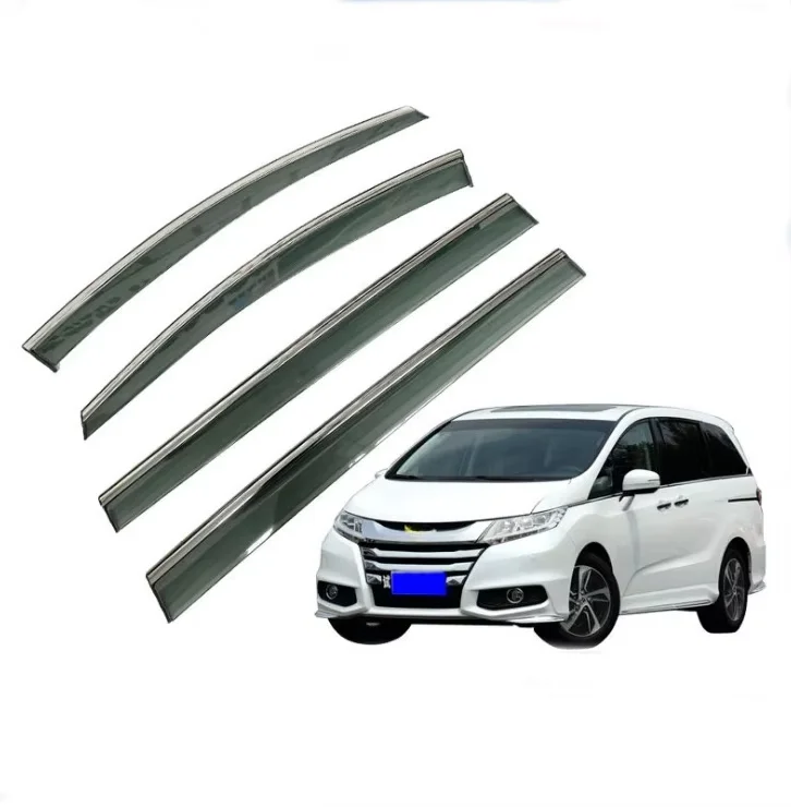 Premium In Channel Direct Fit Easy Installation Durable Aerodynamic Window Visor Wind Deflector For HONDA ODYSSEY 2015