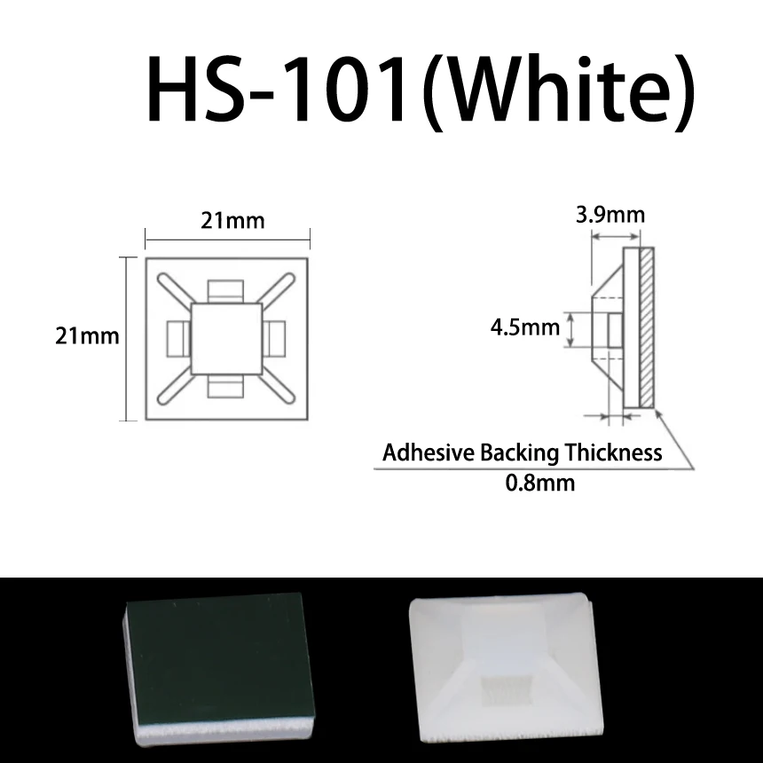 Variant: 50Pcs HS-101 White