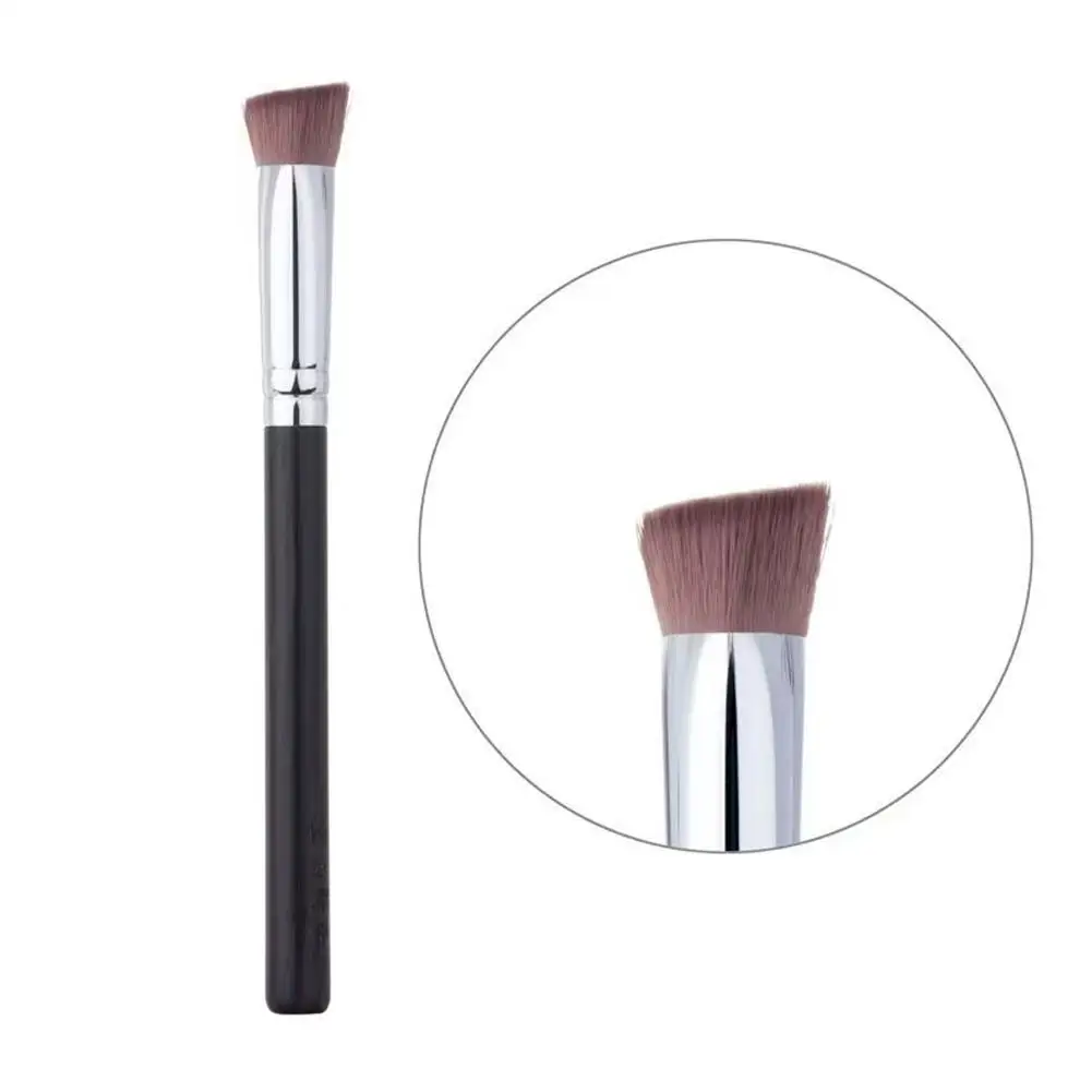 Angled Highlighter Brush Face Contour Foundation Concealer Brush Triangle Shape Synthetic Hair Foundation Highlighter Brushes