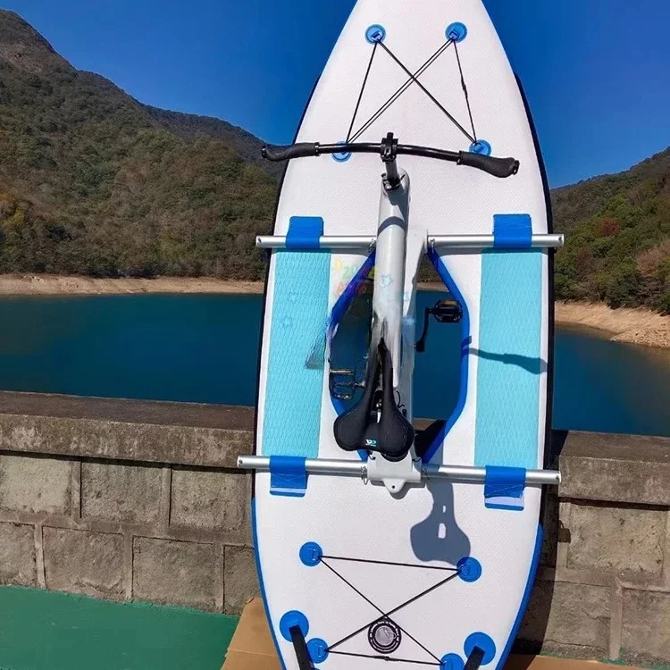 Portable Water Bike Inflatable Floating Sport Sea Pedal Water Bicycle for Water Sport