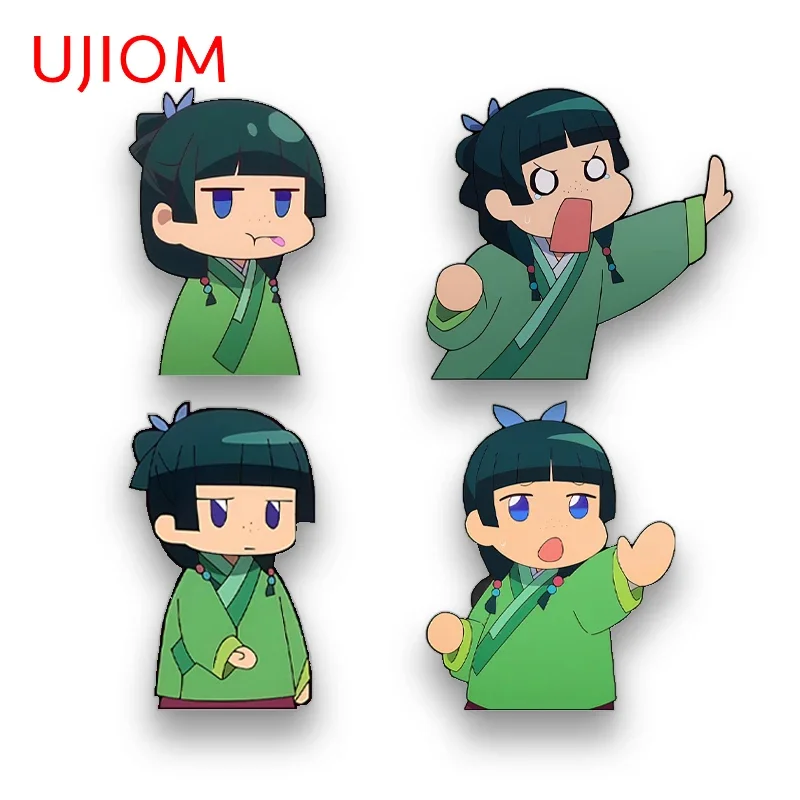 UJIOM Kawaii Maomao Internet Meme Wall Stickers Creative Amusing Peeking Design Decals Chibi Anime Living Room Accessories
