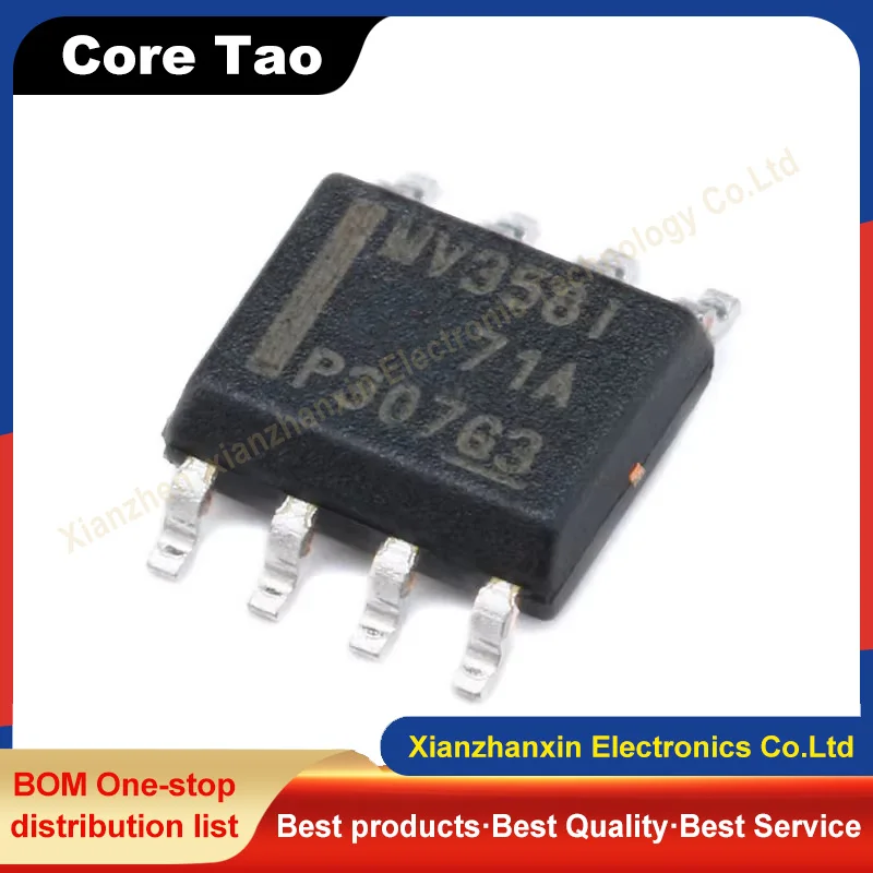 10~50PCS/LOT  LMV358IDR LMV358 MV358I SOP8 Dual-channel operational amplifier chip