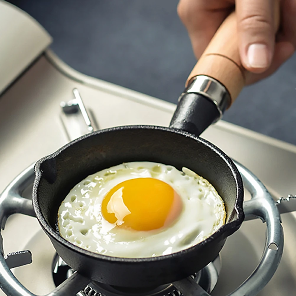 

Mini Frying Pan Cast Iron Non-stick Egg Cookware Omelette Pan Kitchen Tool Home Restaurant Use Easy Clean