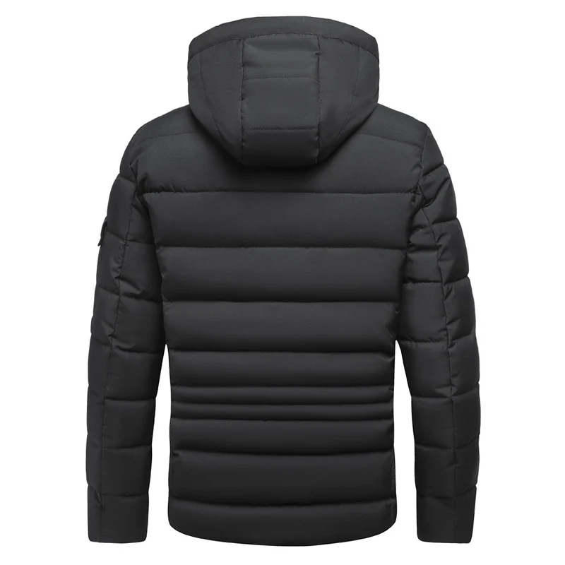 Parkas gruesas de invierno para hombre, abrigos acolchados térmicos de algodón para esquí de montaña, cazadora de escalada, chaqueta con capucha, ropa