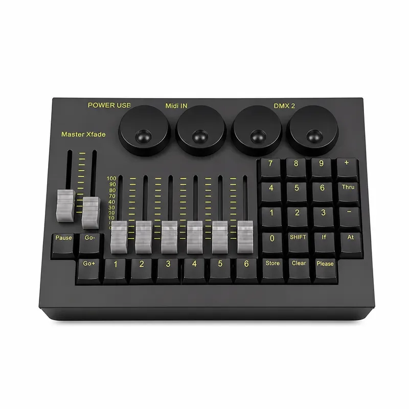MA2 Mini Command Wing Portable DMX Lighting Controller Stage Light Console Professional DJ Equipment Control System