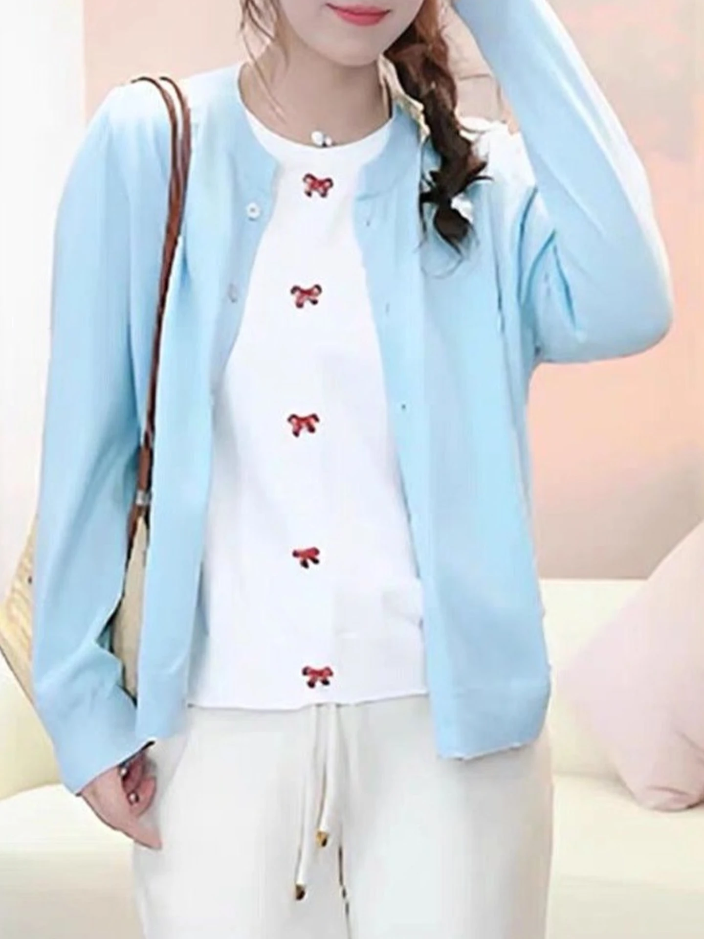 

Элегантный вязаный базовый топ с длинным рукавом, уникальный дизайн, высококачественный европейский бренд, модный осенний топ для женщин, классный базовый элемент гардероба.