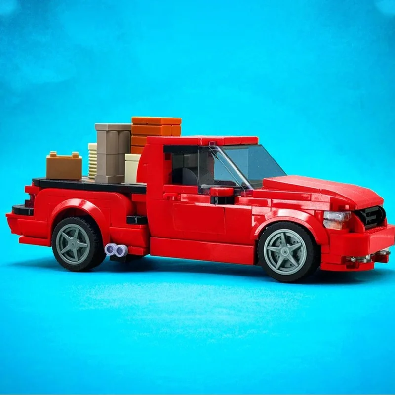 822 pz MOC Il Racer S Edge Campioni di Città Modello di Costruzione Regali Di Natale Blocchi di Costruzione Giocattolo Assemblare Idea Educazione Mattoni