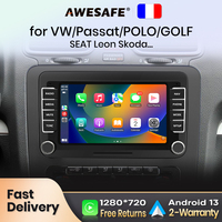 AWESAFE PX9 For Volkswagen VW SEAT Leon Passat B6 B7 Tiguan Touran GOLF POLO Car Radio Multimedia 2din Autoradio CarPlay