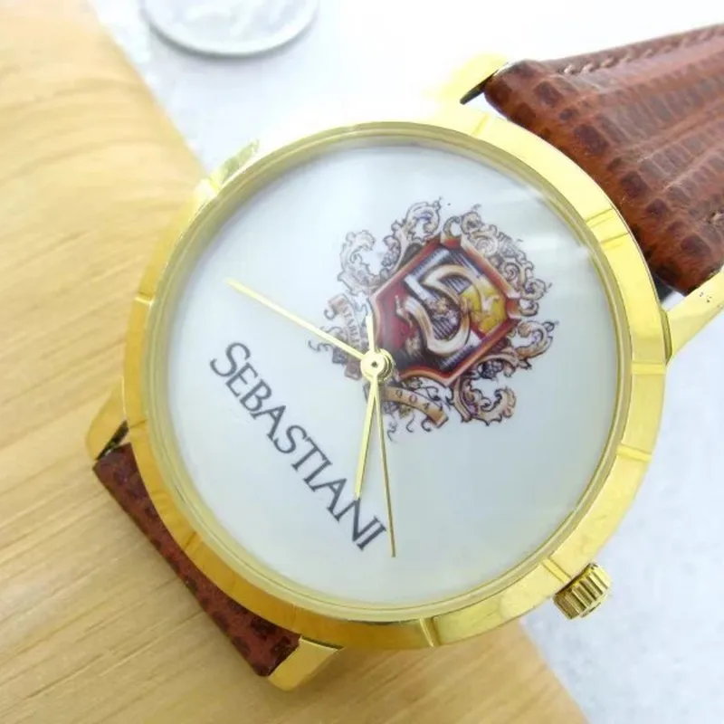 Sebastian Japanese 18k Gold Plated Quartz Watch