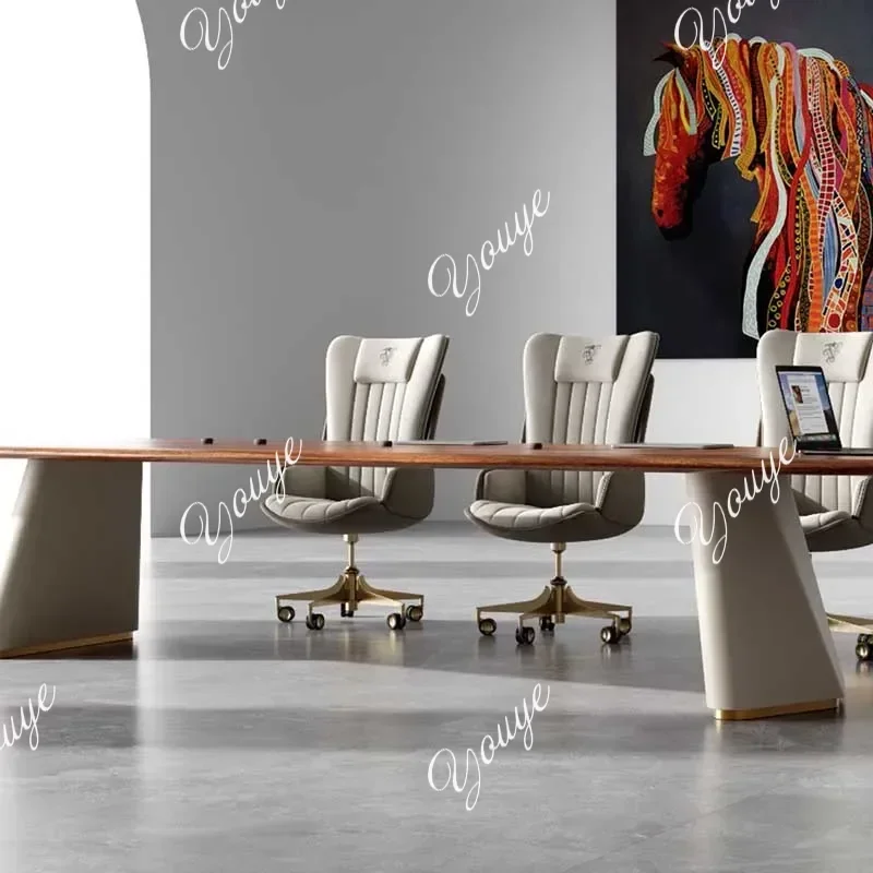 P A63 Modern Large Computer Table Office Luxury Wooden Coffee Desk Computer Table Gaming Home Writing Escritorio Oficina Furnitu