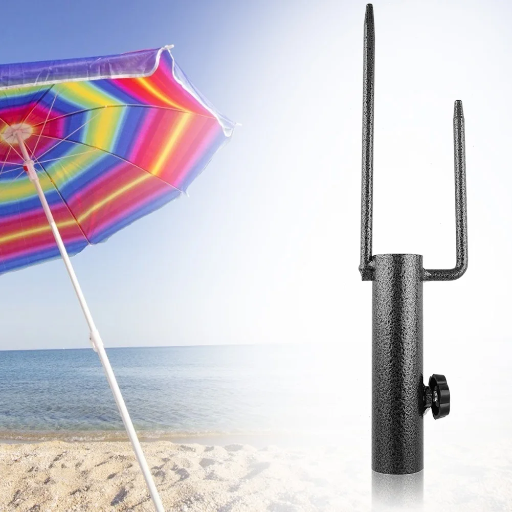 Ground  Sunshade Gravity Base Parasol Base Parasol  Beach Umbrella Holder Sand Screw Stand Fishing Rods Outdoor