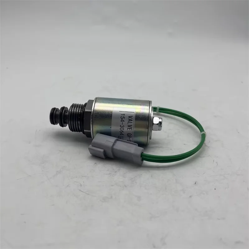 24V Solenoid Valve 154-3064 for Caterpillar CAT 120H 120K 12H 12K 135H 140H 140K 143H 14H 160H 160K 163H 16H 24H