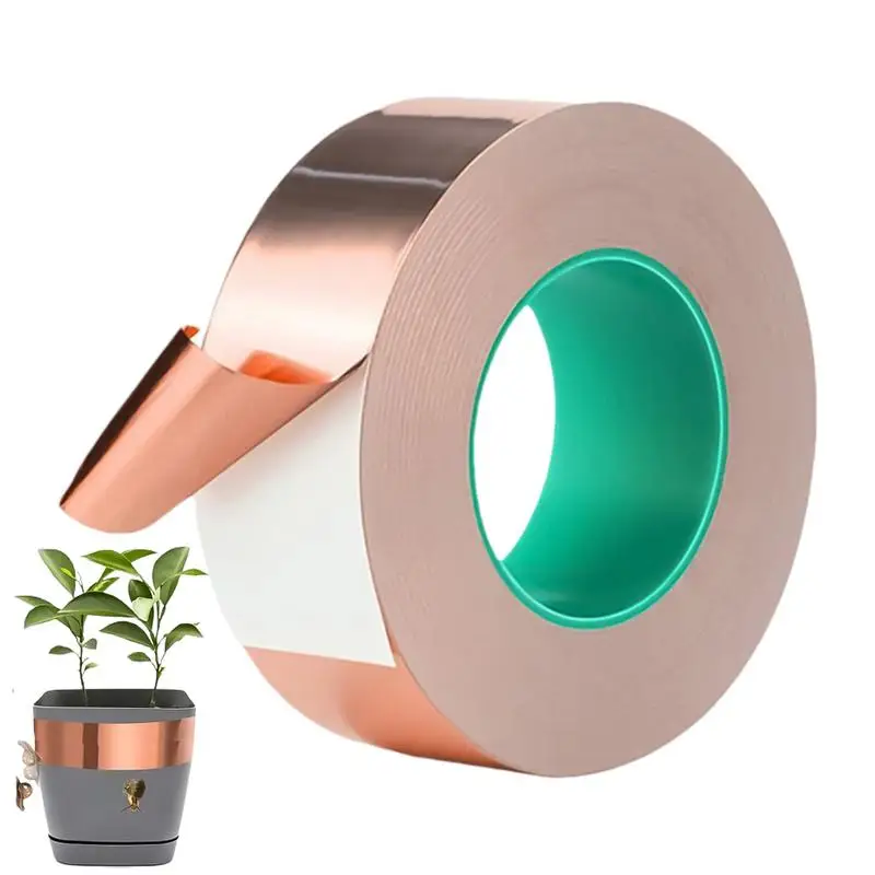 Copper Tape for Soldering Snail Protection Shielding Tape Copper Stopper Slug Conductive Coppers Foil Tape for Paper Circuits