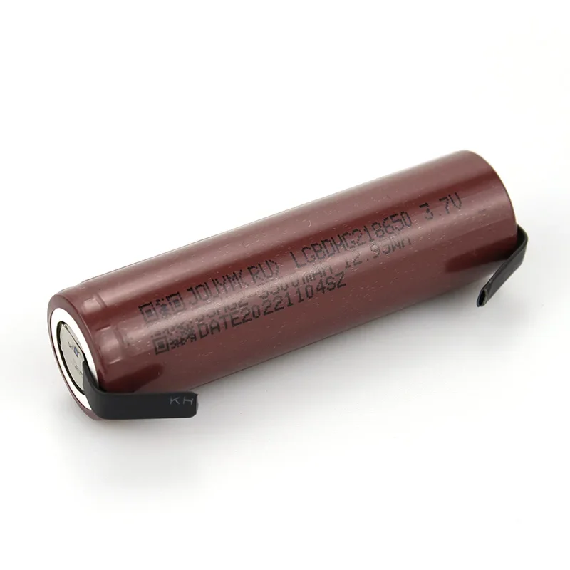 HG2 3500mAh High Current 18650 Battery High Discharge 30A 3.7V Power Lithium Cell + DIY Nickel