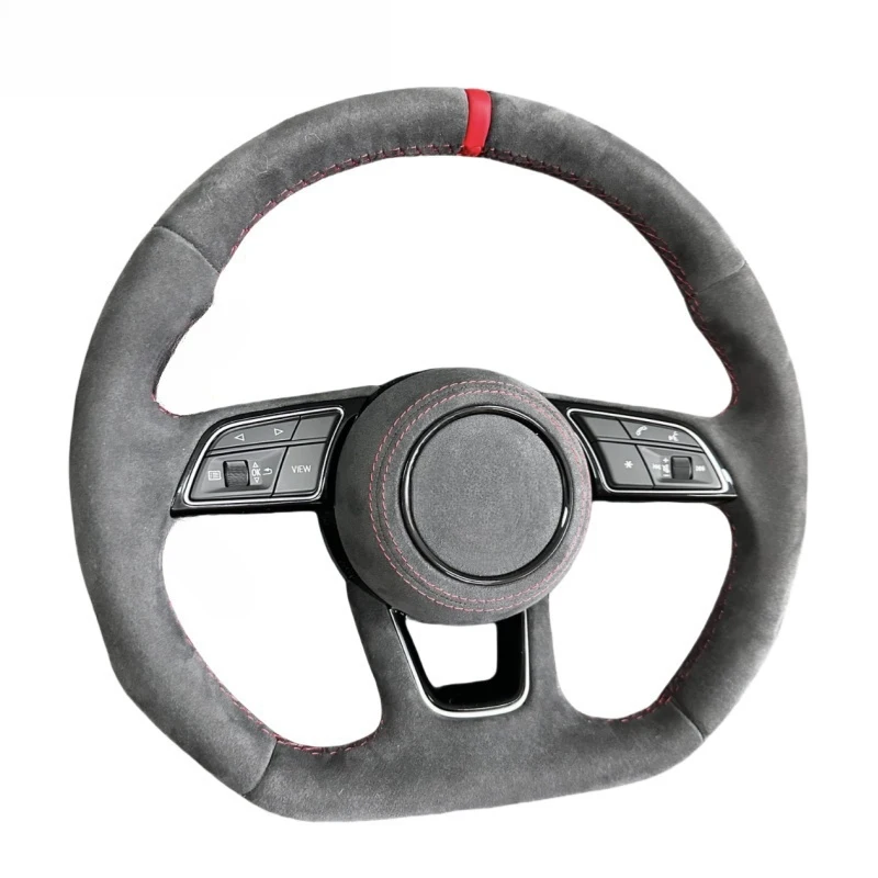 

Спортивный руль из премиальной кожи для Audi A1, A3, A4, A4L, A5, B8, A6, Q5, Q7 (обновление старых моделей до нового дизайна)