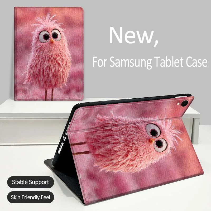 

Cartoon Duck Heart Glasses For Samsung Galaxy Tab A A7 A8 A9 A11 S6 S11 Lite Plus 10.1 10.4 10.5 Inch 2022 2025 Tablet Case