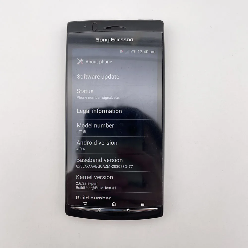هاتف Sony Ericsson Xperia Arc LT15i الأصلي Xperia Anzu x12 الهاتف الخليوي المحمول 1 بطاقة SIM 3G هاتف أندرويد