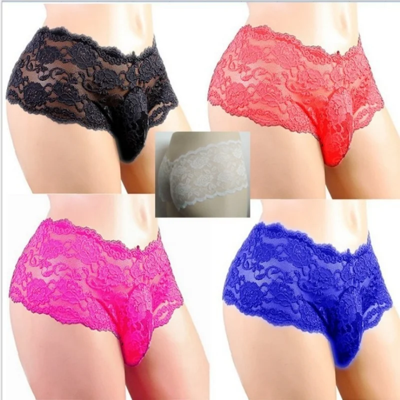 Men's sexy underwear, gay underwear, lace briefs, men's thong, erotic stretchy erotic underwear, thong Porno