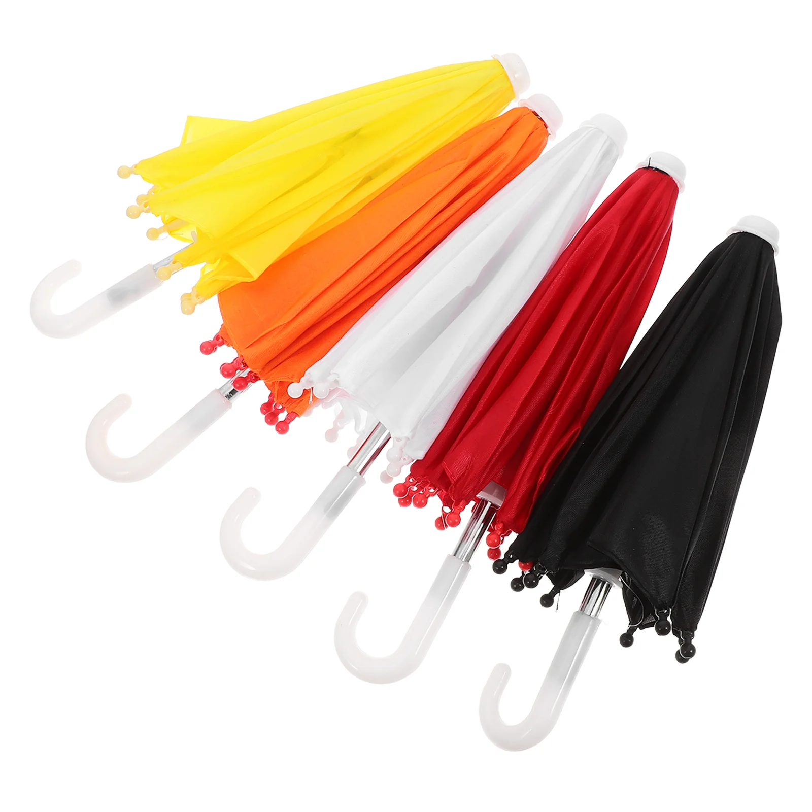 5 stuks mini-paraplu's kleine decoratieve rekwisieten voor kleine huisaccessoires foto ambachten kleurrijke miniatuur mini-paraplu