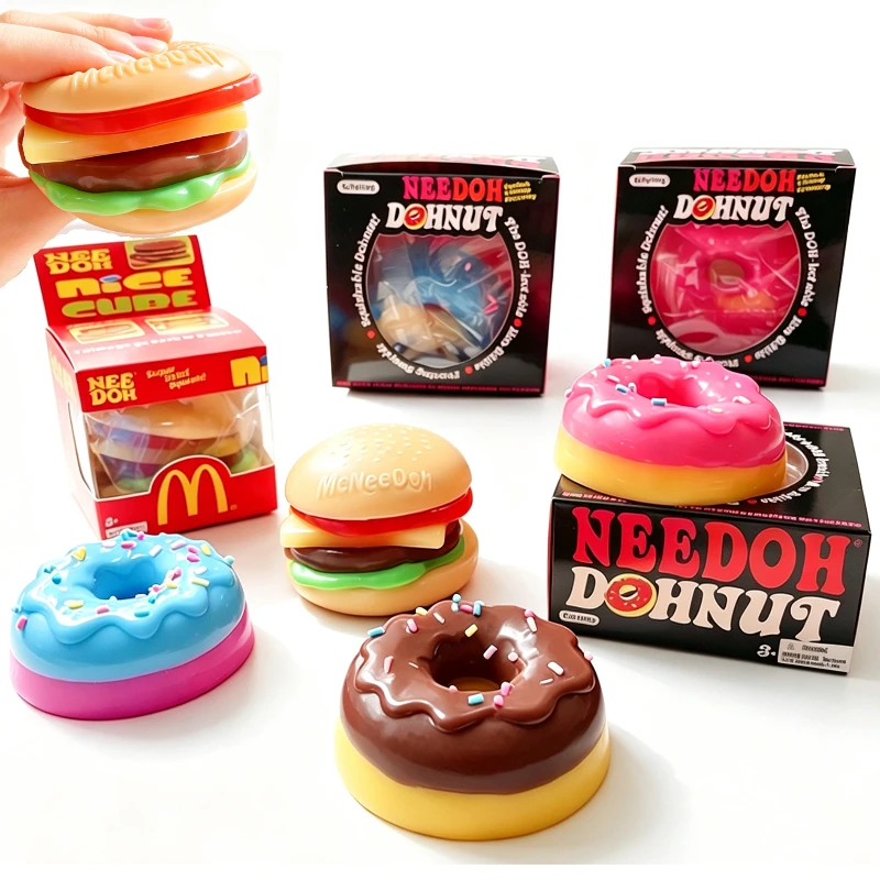 Needoh Maltose Squishy Toy Langsam aufsteigendes Stressabbau-Spielzeug Fidget Sensorisches Entspannungsgeschenk für Erwachsene Kinder Kawaii