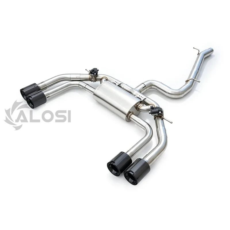 Stainless Steel Electronic Valve Cat Back Exhaust for Volkswagen Golf R/8R  MK8 2.0T 2021+ High-performance Valve Exhaust System view 3