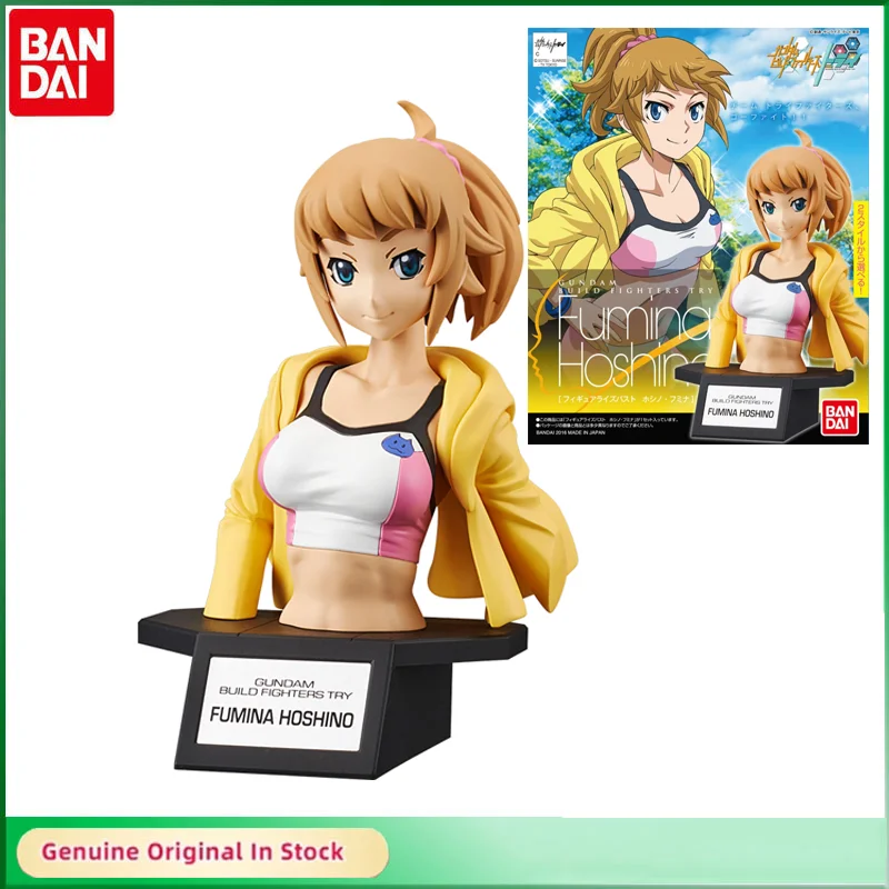 

BANDAI Original Figure-rise Bust Hoshino·Fumina GUNDAM BUILD FIGHTERS TRY Anime Action Figure Collectable Assembly Kit Model