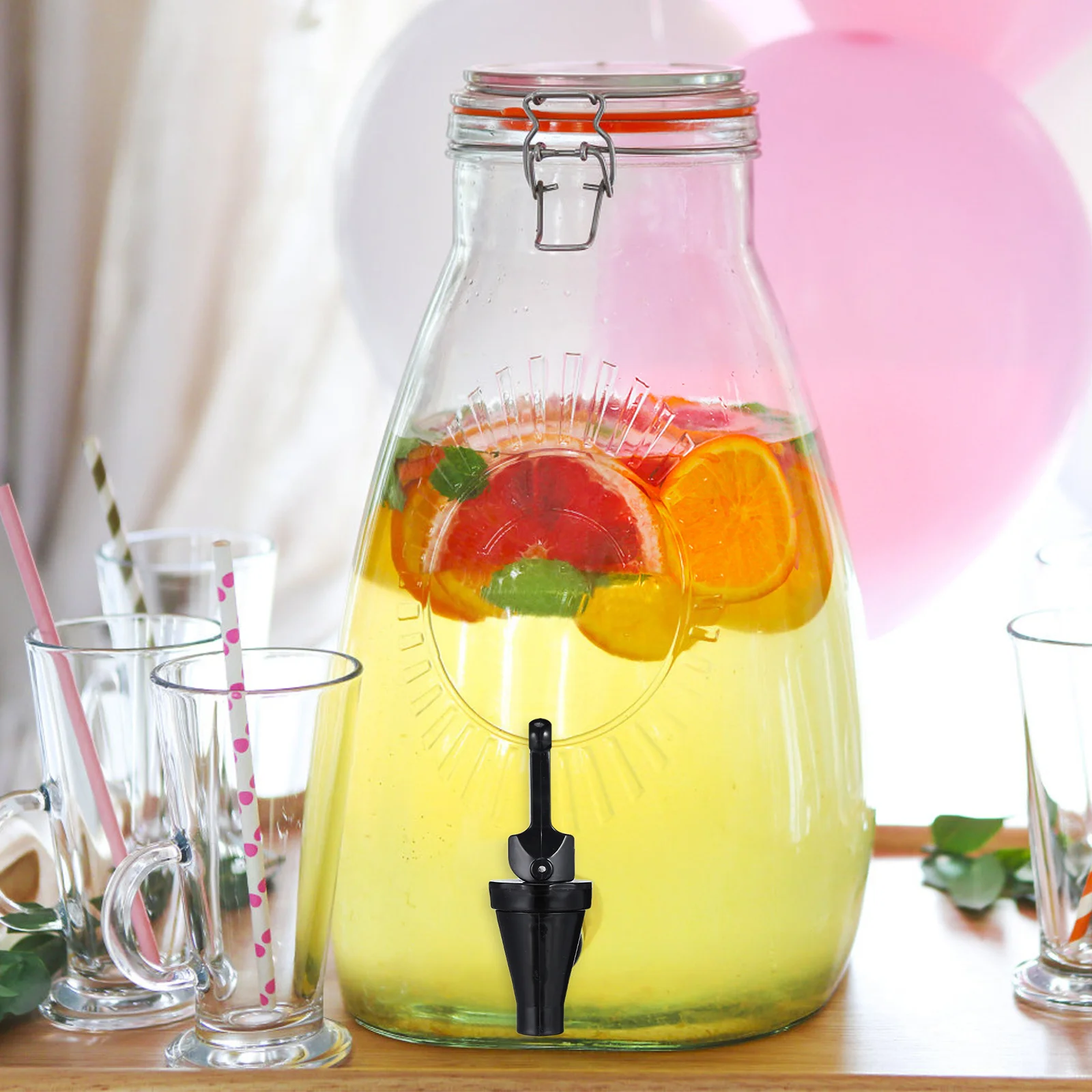 

2pcs Water Dispenser Replacement Heads Stainless Steel Faucet Accessories Barrel Fittings Bucket Spigots Milk Tea Faucets Water