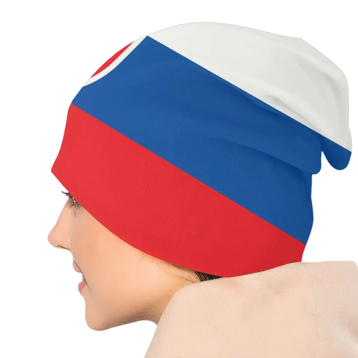 Custom Flag Of Slovakia Bonnet Hat Knitting Hats Men Women Hip Hop Unisex Adult Slovak Republic Warm Winter Beanies Cap