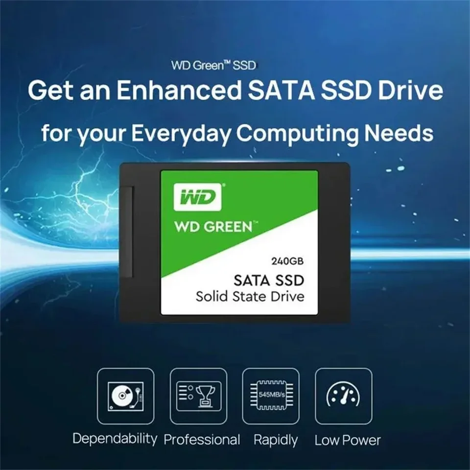 Western Digital SATA3 SSD WD GREEN 2.5