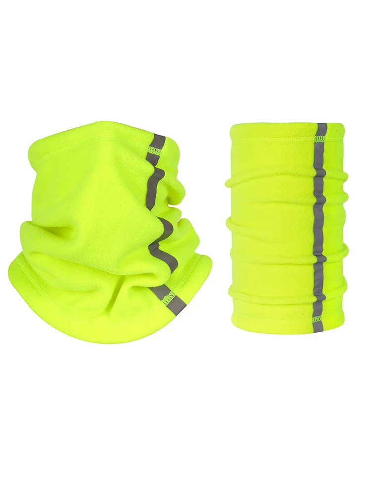 AliExpress NONE Winter Neck Warmer Cycling Men Women Fleece Warm Reflective Neck Wrap Multifunctional Hiking Face Mask Delivery Ski Neck Cover
