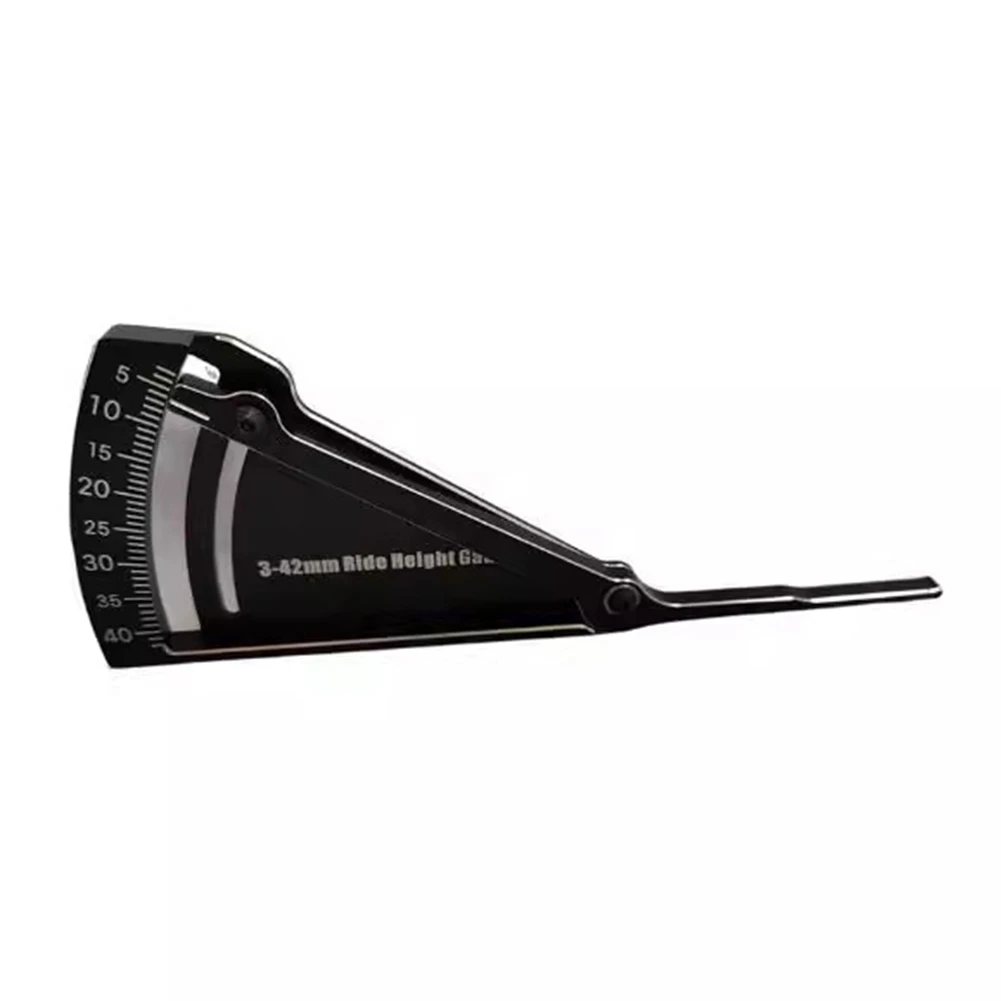 【CALIENTE】Regla de altura de vehículo todoterreno de aleación de aluminio, Kit de herramientas de reparación RC de 3-42Mm