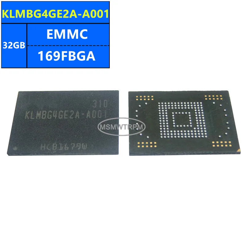 KLMBG4GE2A-A001 KE4CN5B6A H26M64003DQR H26M64002DQR EMMC 32GB 169FBGA Memory Chip IC Electronic Components New Original