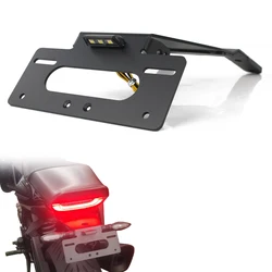 Motorcycle For Husqvarna 701 Svartpilen 2019-2021 2022 Rear License Plate Holder Bracket with Light Tail Tidy Fender Eliminator