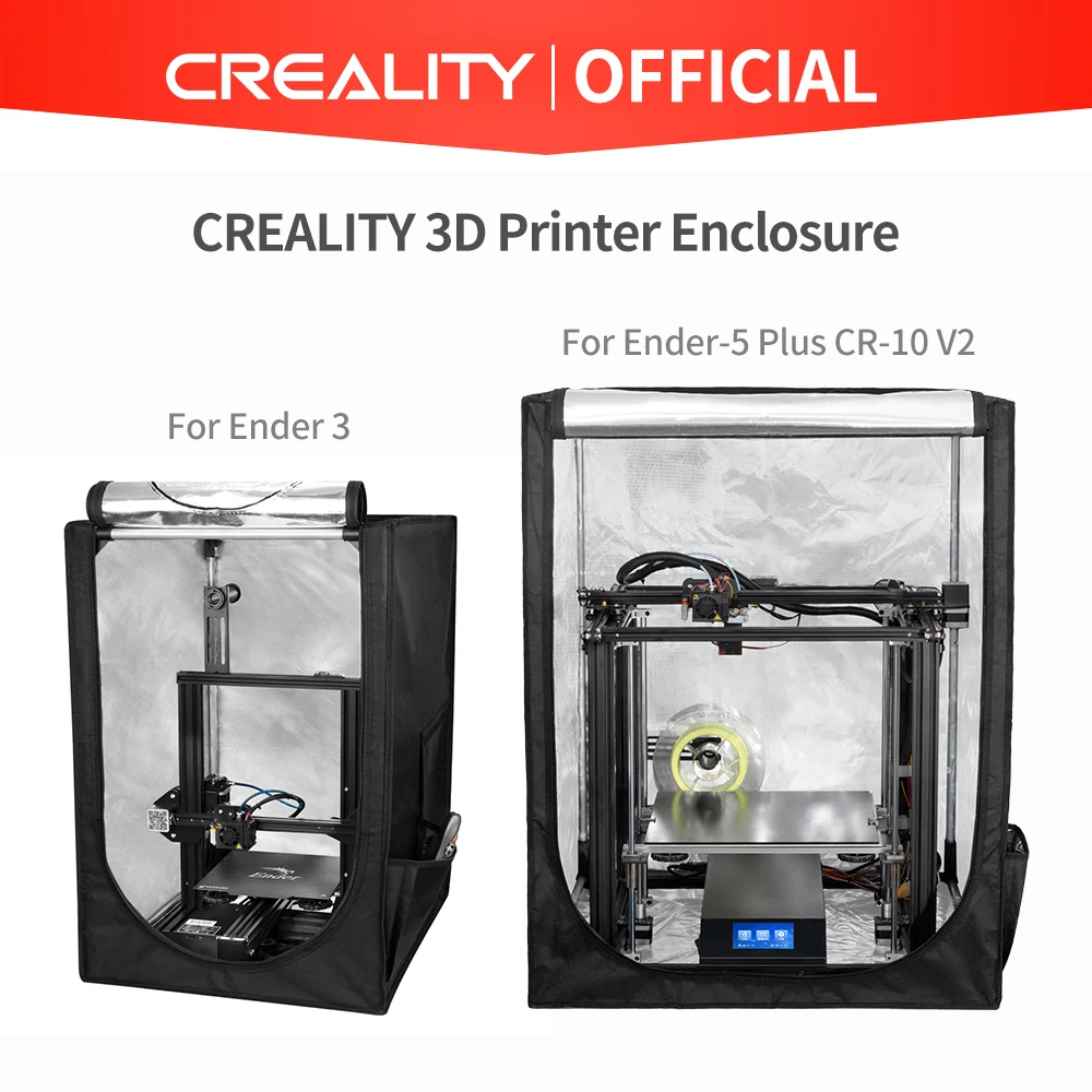 Imagem -05 - Creality Capa de Proteção para Impressora 3d Capa de Preservação de Calor para Impressoras Ender3 v2 Ender-3 Pro Ender5 Plus Cr10 v3