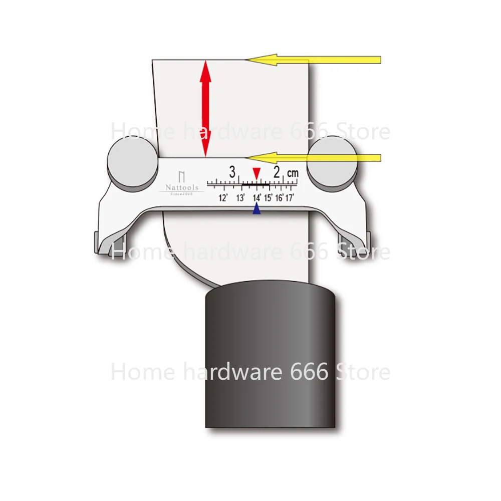 Nattools تحديث الجلود قطع سكين زاوية ثابتة مبراة طاحونة عرض 40 مللي متر شفرة طحن شحذ أدوات مساعدة