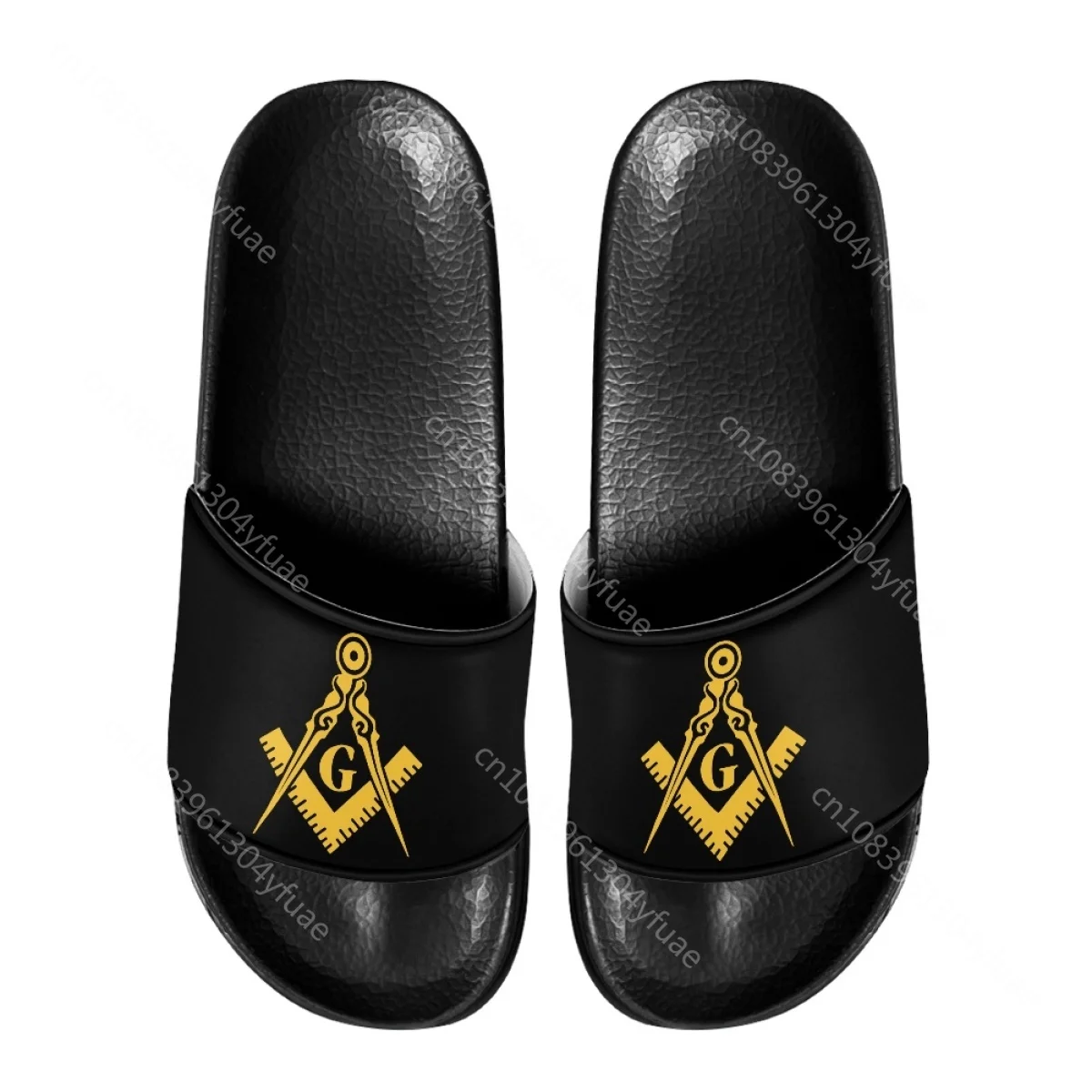 Freemasonry Desgin Print Ladies Slippers Casual Lightweight Pool Slides For Summer Comfortable Wear-Resistant Women Shoes Тапки