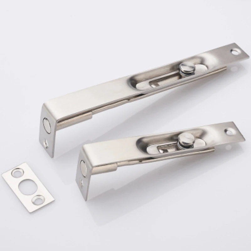 

1Pcs 4/6/ Inch Stainless Steel Hidden Door Bolt Security Guard Door Latch Sliding Lock Bathroom Bolt Dust Proof Tube