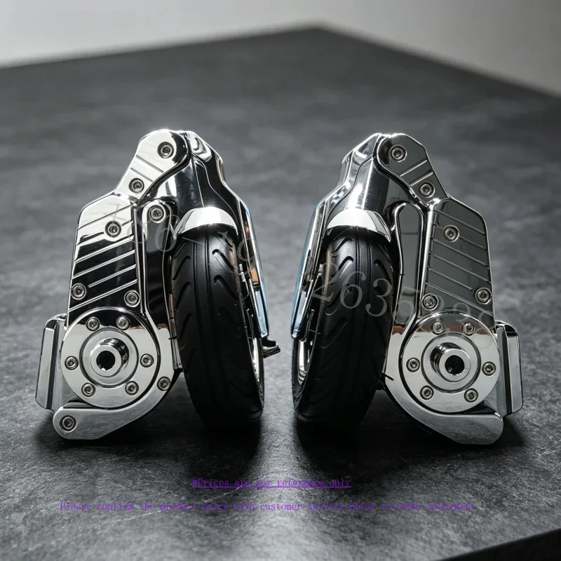 For Touring Indian BMW K1600 GTL Chrome Steel Rear Motorcycle Landing Gear Auxiliary Stabilizer Training Wheels Frame Par