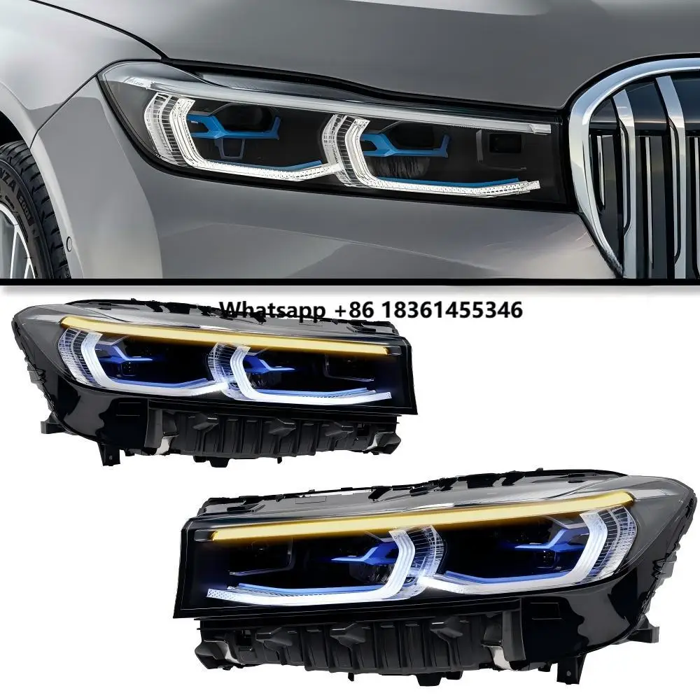 Car Model 7 Series G12 2016-2018 LED DRL Dynamic Signal High and Low Beam Day Running Light DRL Light Auto Lamps