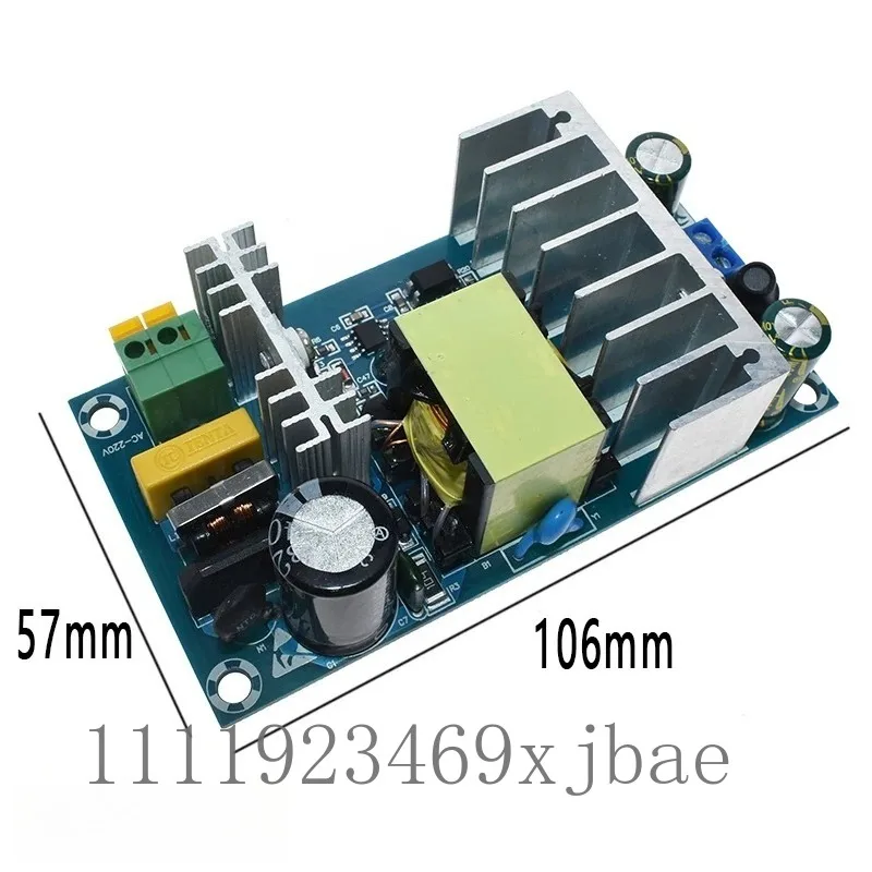 AC220V To 24V High Current Switch Power Module, 100W Constant Voltage AC-DC Bare Power Board Support 4A 6A Output