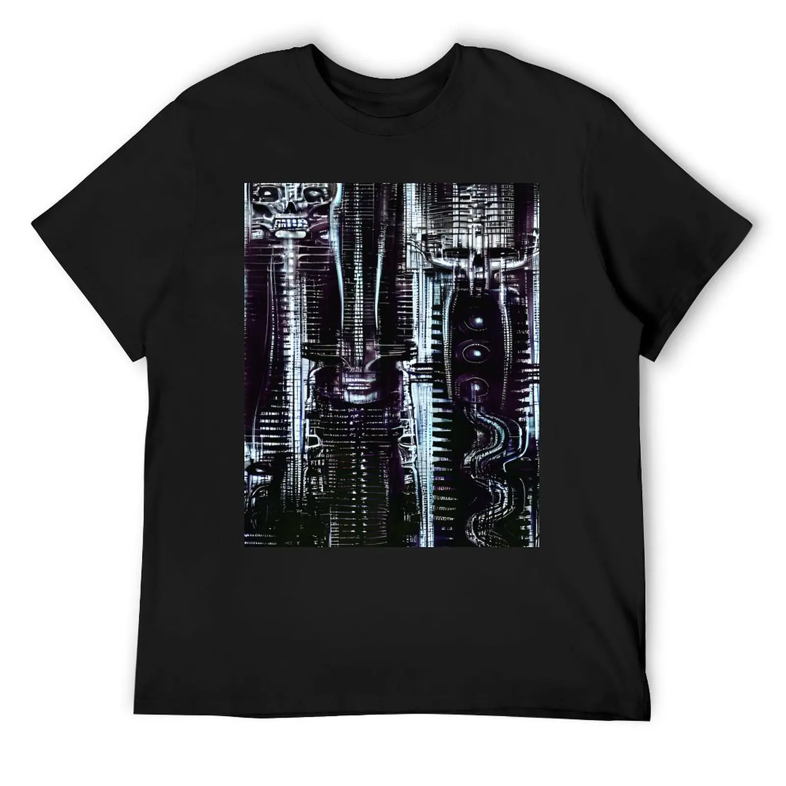 

HR Giger Steampunk Pattern T-Shirt rapper graphic tees sublime cheap stuff luxury t-shirt clothing for men