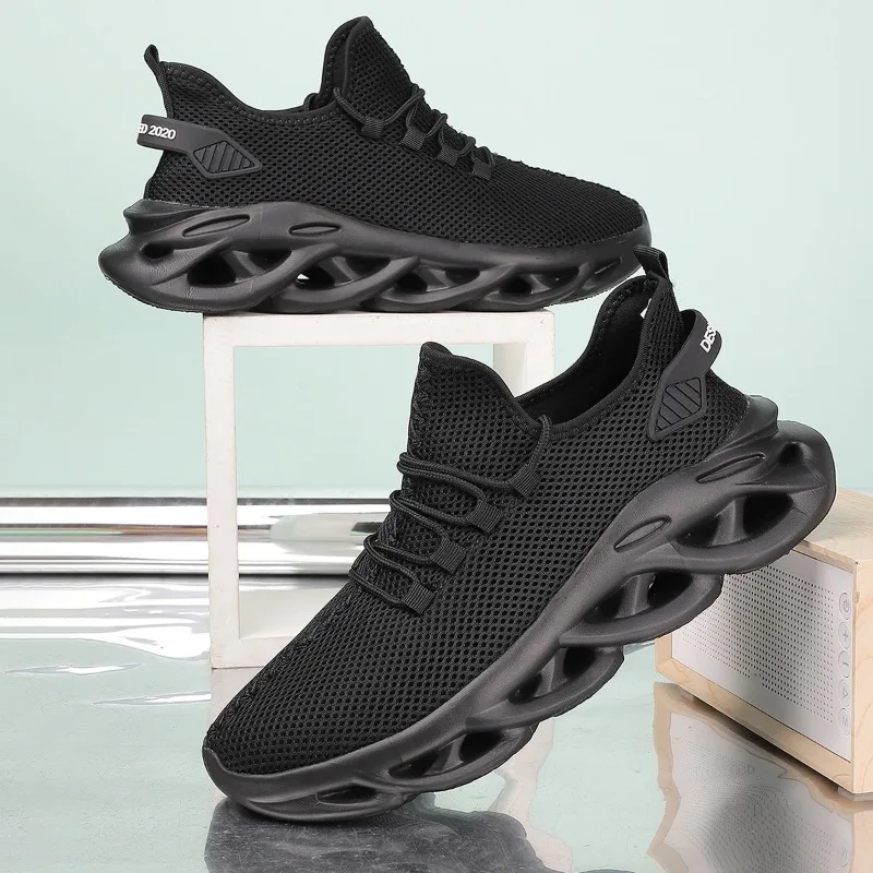 

Большая повседневная удобная спортивная обувь, мужская легкая дышащая обувь с сеткой, модная универсальная мужская обувь на мягкой подошве