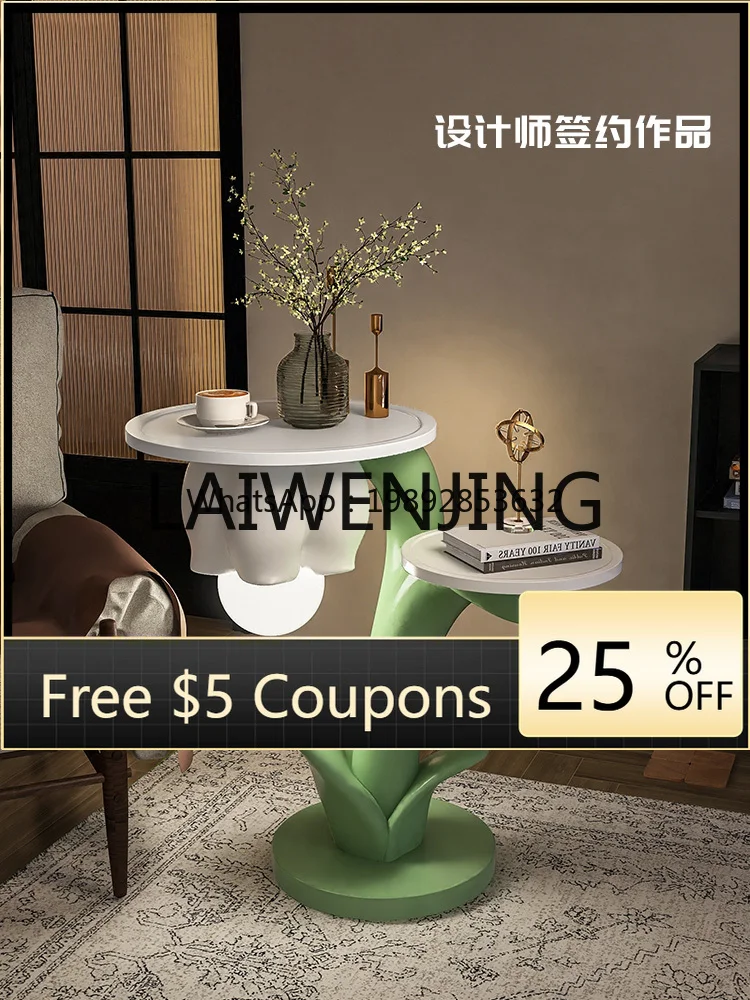 

SF1Creative Flower Floor Ornaments Living Room New Sofa Side Table Bedroom Bedside Table Storage Rack Integrated