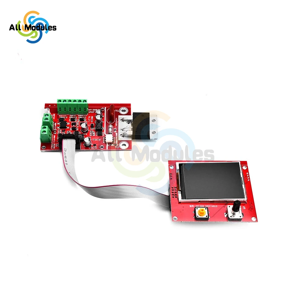 Imagem -02 - Máquina de Solda a Ponto Controlador Cor Pneumática Display Lcd Multi-ponto Personalização com Sensor de Temperatura Ny-d08